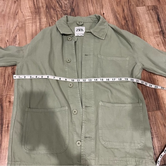 Zara Oversized Overshirt Jacket Shacket - Picture 8 of 13